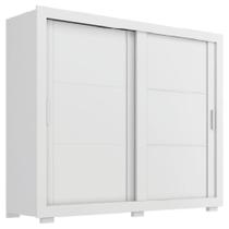 Guarda Roupas Casal 2 Portas De Correr 4 Gavetas Titanium Zanzini Branco Guarda Roupas Casal 2 Portas De Correr 4 Gavetas Titanium Zanzini Branco