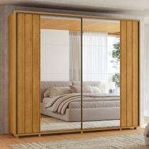 Guarda Roupas Casal 2 Portas de Correr com 2 Espelhos 280cm Dali Linha Espazzo Madetec Guarda Roupas Casal 2 Portas de Correr com 2 Espelhos 280cm Dali Linha Espazzo Madetec