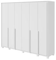 Guarda-Roupas Casal 6 Portas 8 Gavetas com Pés 100% MDF Imperatore - Lp - Rei de Casa