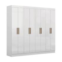 Guarda Roupas Casal 8 Portas 4 Gavetas Prime Preto Maxel