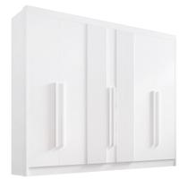 Guarda Roupas Casal Athos 6Pts Ripado 100% MDF DDoro Móveis