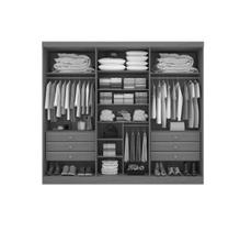Guarda Roupas Casal Da Vinci Plus 6Pts 100% MDF DDoro Móveis Guarda Roupas Casal Da Vinci Plus 6Pts 100% MDF DDoro Móveis