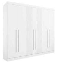 Guarda Roupas Casal Da Vinci Plus Ripado 6Pts 100% MDF DDoro Móveis Guarda Roupas Casal Da Vinci Plus Ripado 6Pts 100% MDF DDoro Móveis