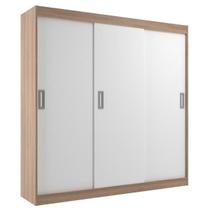 Guarda Roupas Casal Lisboa 3 Portas de Correr e 2 Gavetas