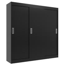 Guarda Roupas Casal Lisboa 3 Portas de Correr e 2 Gavetas