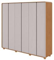 Guarda-Roupas Casal Loop 6 Portas com Pés - Lopas