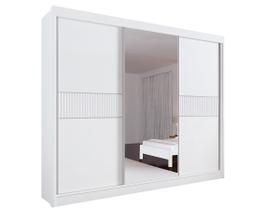 Guarda Roupas Casal Los Angeles Ripado 2Pts 100% MDF DDoro Móveis Guarda Roupas Casal Los Angeles Ripado 2Pts 100% MDF DDoro Móveis
