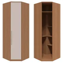 Guarda Roupas Casal Modulado Para Canto Obliquo 234cm Setiba Plus Rimo Carvalho/Palha Guarda Roupas Casal Modulado Para Canto Obliquo 234cm Setiba Plus Rimo Carvalho/Palha