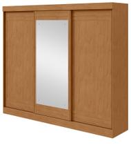 Guarda-Roupas Casal Nice 3 Portas 1 Espelho 4 Gavetas Flex com Pés - Lp - Rei de Casa Guarda-Roupas Casal Nice 3 Portas 1 Espelho 4 Gavetas Flex com Pés - Lp - Rei de Casa