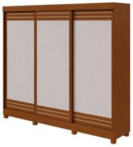 Guarda-Roupas Casal Nice 3 Portas 4 Gavetas Flex com Pés - Lopas