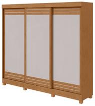 Guarda-Roupas Casal Nice 3 Portas 4 Gavetas Flex com Pés - Lopas