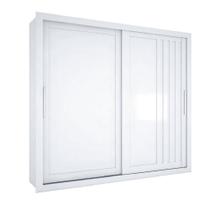 Guarda Roupas Casal Ripado 2 Portas De Correr 4 Gavetas Vitta Branco Guarda Roupas Casal Ripado 2 Portas De Correr 4 Gavetas Vitta Branco