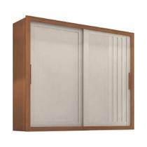 Guarda Roupas Casal Ripado 2 Portas De Correr 4 Gavetas Vitta Madeirado - Areia Guarda Roupas Casal Ripado 2 Portas De Correr 4 Gavetas Vitta Madeirado - Areia