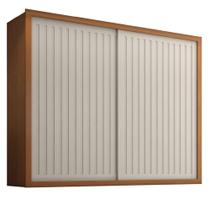 Guarda Roupas Casal Ripado 2 Portas de Correr 6 Gavetas Coliseu Madeirado / Areia Zanzini Guarda Roupas Casal Ripado 2 Portas de Correr 6 Gavetas Coliseu Madeirado / Areia Zanzini