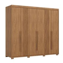 Guarda Roupas Casal Ripado 6 Portas 4 Gavetas Íris