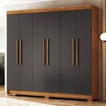 Guarda Roupas De Casal Grande Barletta 6 Portas E 2 Gavetas