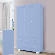 Guarda-Roupas Infantil Happy 100% MDF Tuboarte 3 Portas 2 Gavetas