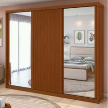 Guarda Roupas Lopas Ollie c/ 3 Portas e 1 Gaveta c/ Kit de Pés e Espelhos Frassino/Off Guarda Roupas Lopas Ollie c/ 3 Portas e 1 Gaveta c/ Kit de Pés e Espelhos Frassino/Off