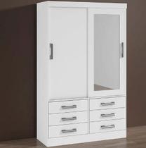Guarda Roupas Meridian Plus 2Pts 100% MDF DDoro Móveis Guarda Roupas Meridian Plus 2Pts 100% MDF DDoro Móveis