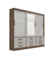 Guarda Roupas Meridian Plus 3Pts 100% MDF DDoro Móveis Guarda Roupas Meridian Plus 3Pts 100% MDF DDoro Móveis