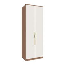 Guarda Roupas Modulado 2 Portas 629mm Com Prateleiras Setiba Plus Rimo Carvalho/Branco