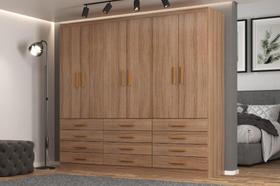Guarda Roupas New Mônaco 6 Portas e 12 Gavetas
