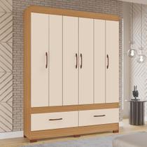Guarda-Roupas Nilo 100% MDF Tuboarte 6 Portas 2 Gavetas