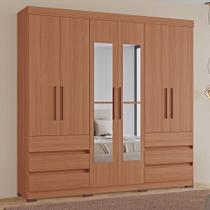 Guarda-Roupas Panamá 100% MDF Tuboarte 6 Portas 6 Gavetas e Espelho Guarda-Roupas Panamá 100% MDF Tuboarte 6 Portas 6 Gavetas e Espelho