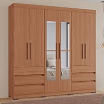 Guarda-Roupas Panamá 100% MDF Tuboarte 6 Portas 6 Gavetas e Espelho Guarda-Roupas Panamá 100% MDF Tuboarte 6 Portas 6 Gavetas e Espelho