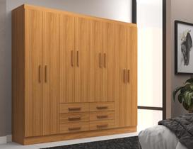 Guarda Roupas Paris 8 Portas 6 Gavetas