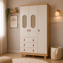 Guarda Roupas Pingo Quarto Bebê 3 Portas Janela Com Tela - Guarda Roupas Pingo Quarto Bebê 3 Portas Janela Com Tela -