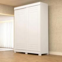 Guarda Roupas Portas de Correr 100% MDF Solteiro 2 Portas 2 Gavetas sem Espelho Ayla ACP Móveis