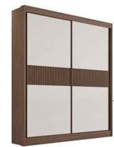 Guarda Roupas Santorini Ripado 2Pts 100% MDF DDoro Móveis