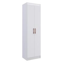 Guarda-roupas Solteiro 2 Portas Multimóveis Cr35217 Branco Branco