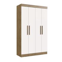 Guarda Roupas Solteiro 4 Portas 100% MDF New Recife