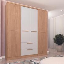 Guarda Roupas Solteiro 4 Portas 2 Gavetas Aspen Móveis Castro Guarda Roupas Solteiro 4 Portas 2 Gavetas Aspen Móveis Castro