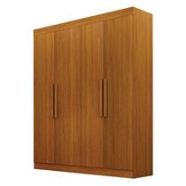 Guarda Roupas Solteiro 4 Portas Canadá Cinamomo Leifer Móveis