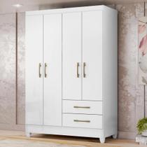 Guarda Roupas Solteiro Com 4 Portas Chile - 4 Cores
