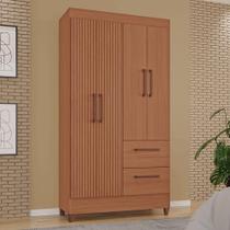 Guarda-Roupas Star 100% MDF Tuboarte 4 Portas 2 Gavetas