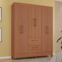 Guarda-Roupas Star 100% MDF Tuboarte 6 Portas 2 Gavetas