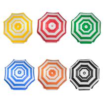 Guarda-Sol 1,60m em Bagum e Alumínio Listrado Cores Sortidas Bel