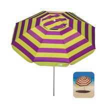 Guarda Sol 2m Alumínio Sombreiro Aruba Praia Piscina Camping Roxo - 1305 Tobee Guarda Sol 2m Alumínio Sombreiro Aruba Praia Piscina Camping Roxo - 1305 Tobee