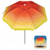 Guarda Sol 2m Alumínio Sombreiro Aruba Praia Piscina Camping Vermelho - 1308 Tobee Guarda Sol 2m Alumínio Sombreiro Aruba Praia Piscina Camping Vermelho - 1308 Tobee