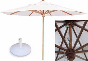 Guarda Sol 3m com Base Aluminio Para Mesa Piscina E Jardim Guarda Sol 3m com Base Aluminio Para Mesa Piscina E Jardim