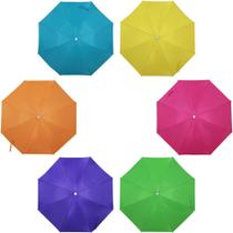 Guarda-Sol Al-Mare Neon 1,60m em Poliéster e Alumínio Cores Sortidas Bel