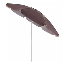 Guarda-Sol Articulado em Bagum Haste de Alumínio 2,0m Marrom 10712 Belfix