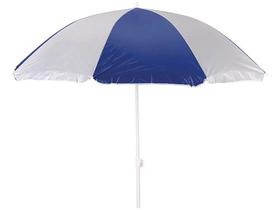 Guarda Sol Azul Marinho E Branco 1,80 Metro 003720 - Mor