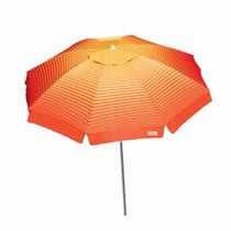 Guarda Sol Cancun 2,30m Articulável Alumínio Amarelo/Laranja - 1205 Tobee