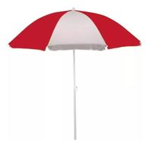 Guarda sol central ombrelone 1,8m proteção uv iwgs180 cor:vermelho e branco Guarda sol central ombrelone 1,8m proteção uv iwgs180 cor:vermelho e branco