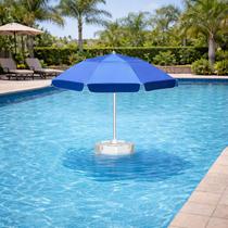 Guarda-sol de Piscina Aquenelle 2,1m Mesa Flutuante com 4 Porta-copos Guarda-sol de Piscina Aquenelle 2,1m Mesa Flutuante com 4 Porta-copos
